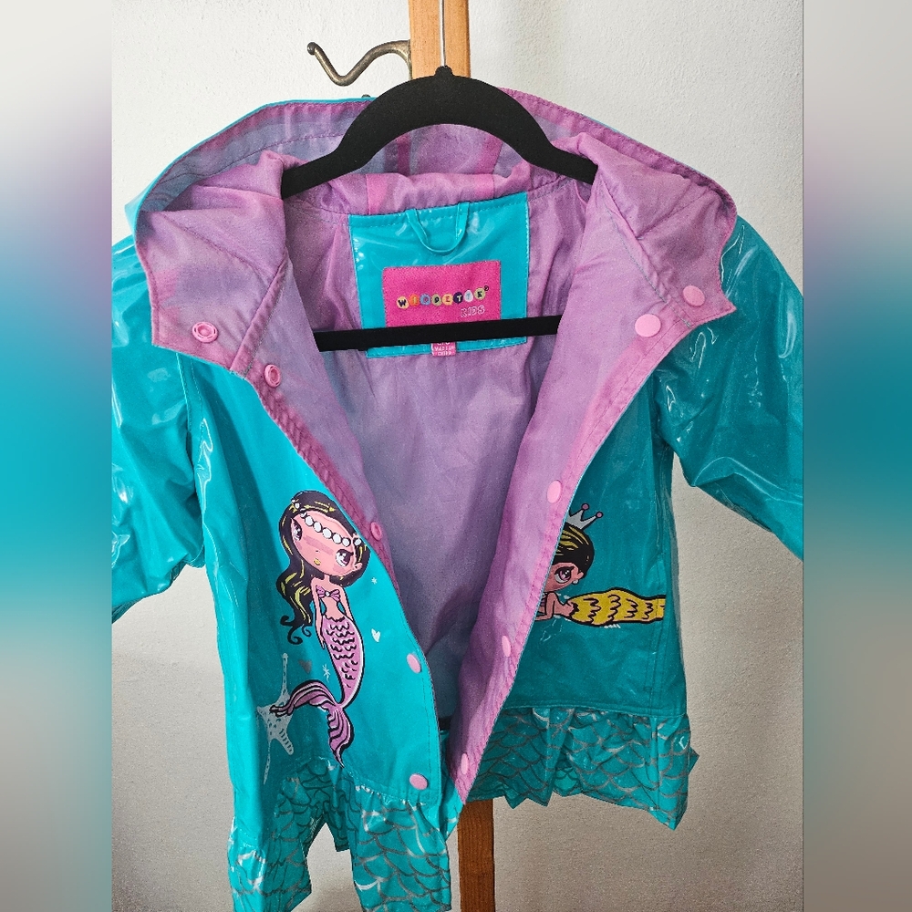 Mermaid raincoat Wippette kids 5/6